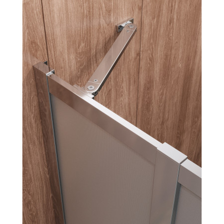 Душевой уголок Cezares MOLVENO-RH-2-120/100-P-Cr, 120х100х195, профиль хром, стекло Punto матовое Душевой уголок Cezares MOLVENO-RH-2-120/100-P-Cr, 120х100х195, профиль хром, стекло Punto матовое