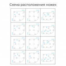 Душевой поддон полукруглый RGW ST/R-Tr Терракот 900x900
