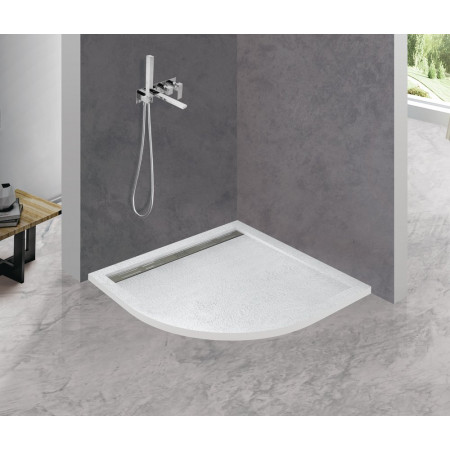 Поддон из искусственного мрамора 80х80 Cezares TRAY-AS-R-80-30-W без сифона Поддон из искусственного мрамора 80х80 Cezares TRAY-AS-R-80-30-W без сифона