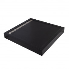 Поддон из искусственного мрамора 90х90 Cezares TRAY-AS-A-90-30-NERO без сифона