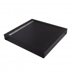 Поддон из искусственного мрамора 90х90 Cezares TRAY-AS-A-90-30-NERO без сифона