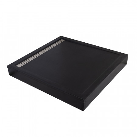 Поддон из искусственного мрамора 90х90 Cezares TRAY-AS-A-90-30-NERO без сифона Поддон из искусственного мрамора 90х90 Cezares TRAY-AS-A-90-30-NERO без сифона