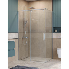 Душевой уголок 120*80см BelBagno SOFT_CLOSE-1-AH-1-120/80-C-Cr профиль хром, стекло прозрачное