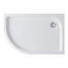 Акриловый поддон 100х80 правосторонний BelBagno TRAY-BB-RH-100/80-550-15-W-R с сифоном
