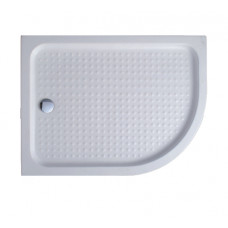 Поддон акриловый 120х80 левосторонний Cezares TRAY-A-RH-120/80-550-15-W-L с сифоном
