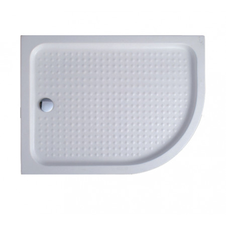 Поддон акриловый 120х80 левосторонний Cezares TRAY-A-RH-120/80-550-15-W-L с сифоном