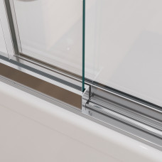 Душевая шторка на ванну CEZARES SLIDER-FIX-VF-11-100/150-C-Cr с фиксированным креплением одной створки
