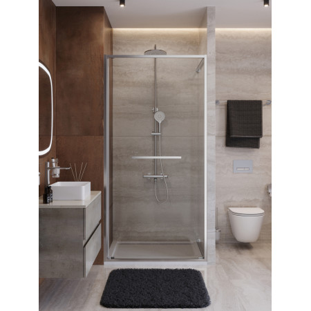 Душевая дверь Cezares LUX-B-FS-1-100-C-CR, 100х195, профиль хром, стекло прозрачное Душевая дверь Cezares LUX-B-FS-1-100-C-CR, 100х195, профиль хром, стекло прозрачное