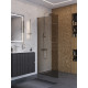 Душевая перегородка BelBagno UNO-L-1-TB-90-BR-Cr профиль хром, стекло бронза Душевая перегородка BelBagno UNO-L-1-TB-90-BR-Cr профиль хром, стекло бронза