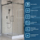 Душевой уголок 120х90см BelBagno MARINO-2-AH-2-120/90-C-GM профиль оружейная сталь, стекло прозрачное Душевой уголок 120х90см BelBagno MARINO-2-AH-2-120/90-C-GM профиль оружейная сталь, стекло прозрачное