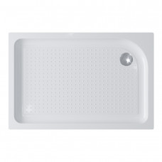 Акриловый поддон 120х80 правосторонний BelBagno TRAY-BB-AH-120/80-15-W-R с сифоном