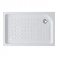 Акриловый поддон 120х80 правосторонний BelBagno TRAY-BB-AH-120/80-15-W-R с сифоном