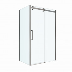 Душевой уголок BelBagno MARINO-2-AH-1-130/80-C-GM 130х80см профиль оружейная сталь, стекло прозрачное