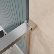 Душевая дверь шириной 150см BelBagno SOFT_CLOSE-1-BF-1-150-C-Cr профиль хром, стекло прозрачное