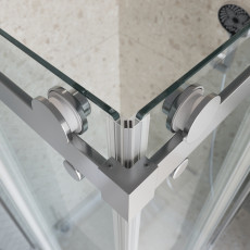 Душевой уголок BelBagno MARINO-2-A-2-90-C-CR 90х90см, профиль хром, стекло прозрачное