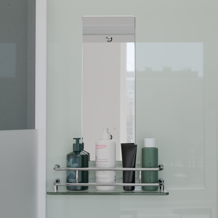 Душевая кабина прямоугольная, распашная дверь, стеклянная, профиль белый - RGW AN-207 (900x1200, Белый)