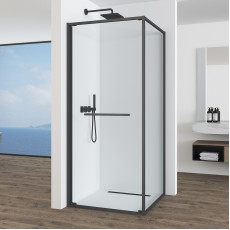 Душевой уголок Black & White S1120-9090GM