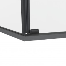 Душевой уголок Black & White S1150-9090GM