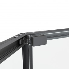 Душевой уголок Black & White S1150-9090GM