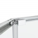Душевой уголок Black & White S1150-9090N