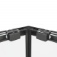 Душевой уголок Black & White S1220-9090GM