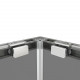 Душевой уголок Black & White S1220-9090N-GG