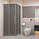 Душевой уголок Black & White S1220-9090N-GG