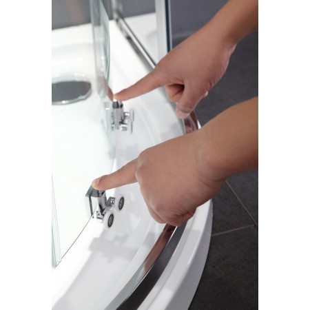 Душевой уголок Black & White S101-800 Душевой уголок Black & White S101-800