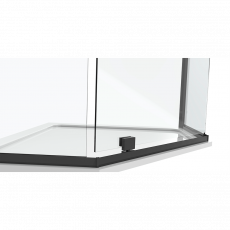 Душевой уголок Black & White S875-1000 Black