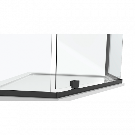 Душевой уголок Black & White S875-1000 Black