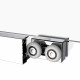 Душевой уголок Black & White SX715 1300 х 800 Chrome