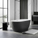 Акриловая ванна Black & White SB320 Grey