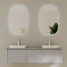 Комплект мебели для ванной Black & White U915.1600-2 Double