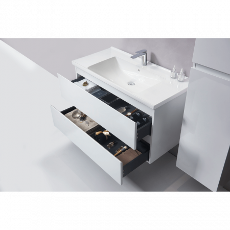 Комплект мебели для ванной Orans BC-4023-1000 White Комплект мебели для ванной Orans BC-4023-1000 White