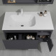Тумба с раковиной Black & White U910.1000 Тумба с раковиной Black & White U910.1000