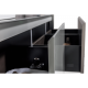Тумба с раковиной Black & White U915.1600L