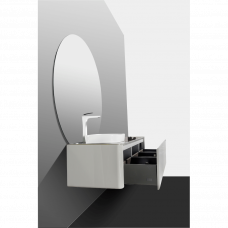 Тумба с раковиной Black & White U915.1600L
