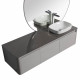 Тумба с раковиной Black & White U915.1600R