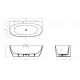 Ванна пристенная CEZARES 170x80 CZR-STYLUS-WALL-170-80-59 Ванна пристенная CEZARES 170x80 CZR-STYLUS-WALL-170-80-59