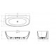 Ванна пристенная CEZARES 180x80 CZR-STYLUS-WALL-180-80-59 Ванна пристенная CEZARES 180x80 CZR-STYLUS-WALL-180-80-59