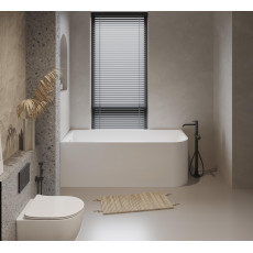 Асимметричная угловая акриловая ванна BelBagno BB712-1600-730-L