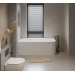 Асимметричная угловая акриловая ванна BelBagno BB712-1600-730-L