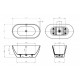 Ванна отдельностоящая BelBagno BB701-1400-720-K Ванна отдельностоящая BelBagno BB701-1400-720-K