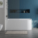 Асимметричная угловая акриловая ванна BelBagno BB712-1700-730-L Асимметричная угловая акриловая ванна BelBagno BB712-1700-730-L