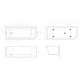 Асимметричная угловая акриловая ванна BelBagno BB712-1700-730-L Асимметричная угловая акриловая ванна BelBagno BB712-1700-730-L
