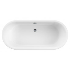 Ванна акриловая матовая 180х80 Cezares METAURO-Central-180-80-40-W-MATT