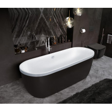 Ванна акриловая матовая 180х80 Cezares METAURO-Central-180-80-40-W-MATT