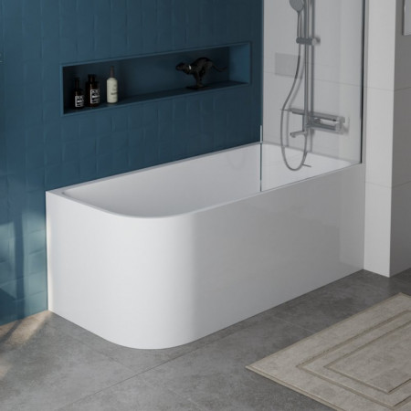Асимметричная угловая акриловая ванна BelBagno BB712-1700-730-R Асимметричная угловая акриловая ванна BelBagno BB712-1700-730-R