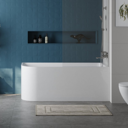 Асимметричная угловая акриловая ванна BelBagno BB712-1700-730-R Асимметричная угловая акриловая ванна BelBagno BB712-1700-730-R