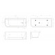 Асимметричная угловая акриловая ванна BelBagno BB712-1700-730-R Асимметричная угловая акриловая ванна BelBagno BB712-1700-730-R